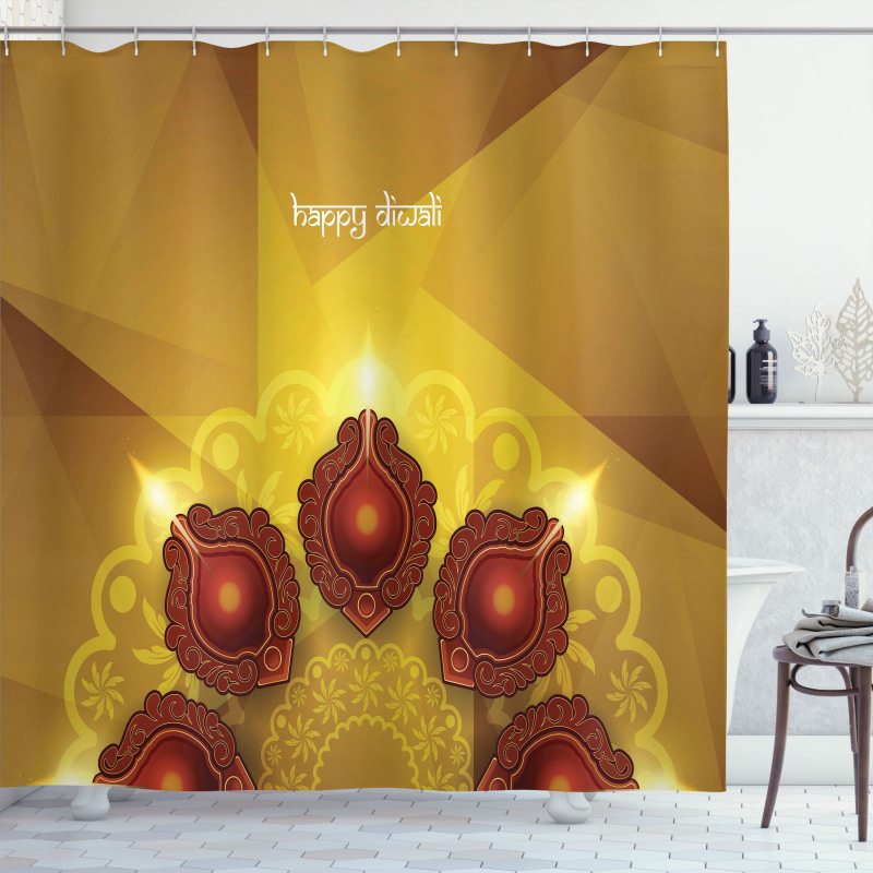 Paisley Traditional Tribal Shower Curtain