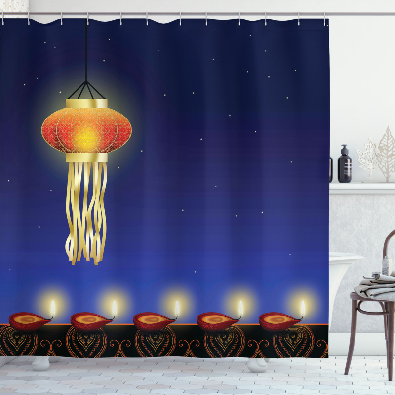 Night Stars Shower Curtain