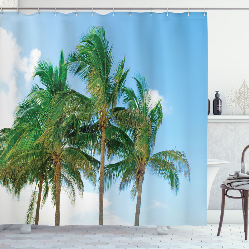 Exotic Idyllic Nature Shower Curtain