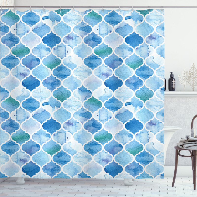 Mosaic Pattern Shower Curtain