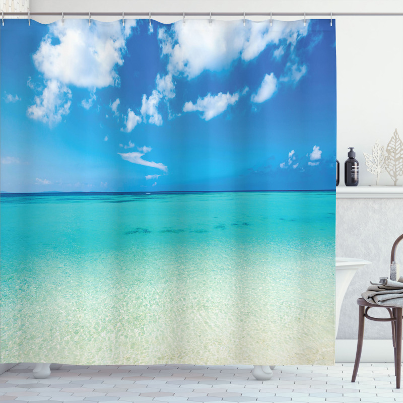 Ocean Dreamy Sea Beach Shower Curtain