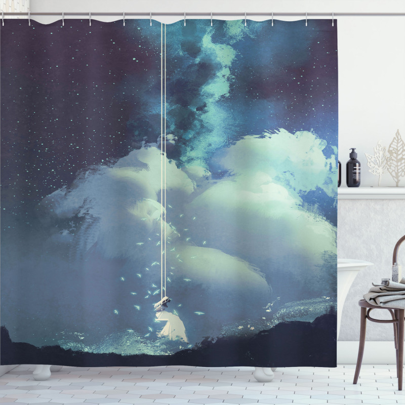 Handmade Symbolic Day Shower Curtain