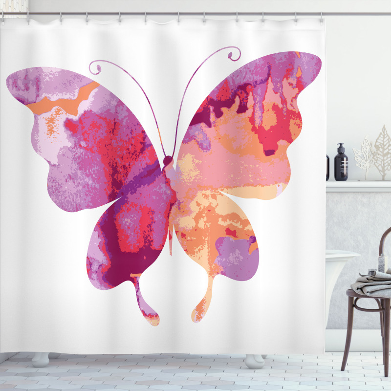 Butterfly with Wings Shower Curtain