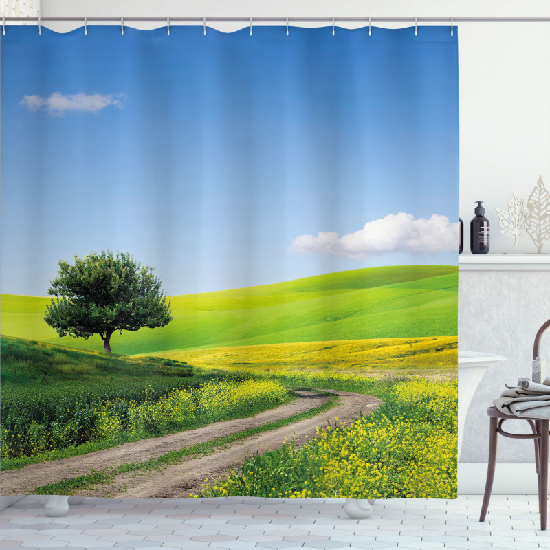 Rural Country Scenery Shower Curtain