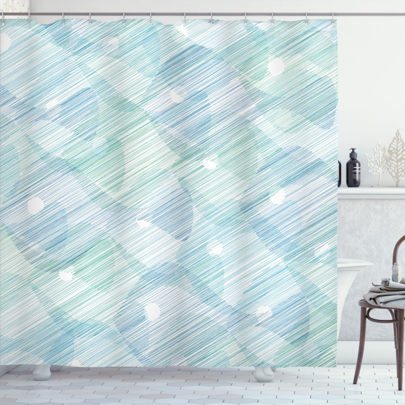 Modern Image Stripes Shower Curtain