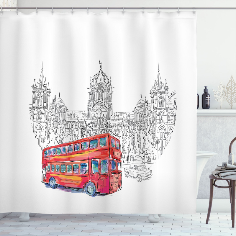 Architecture Shower Curtain