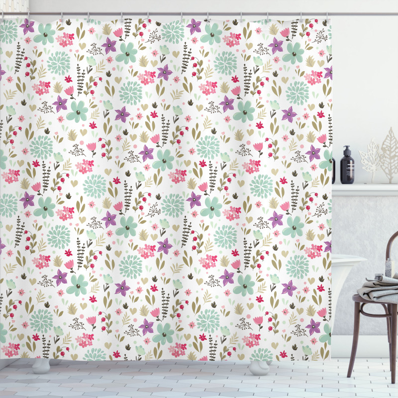 Country Nature Leaf Shower Curtain