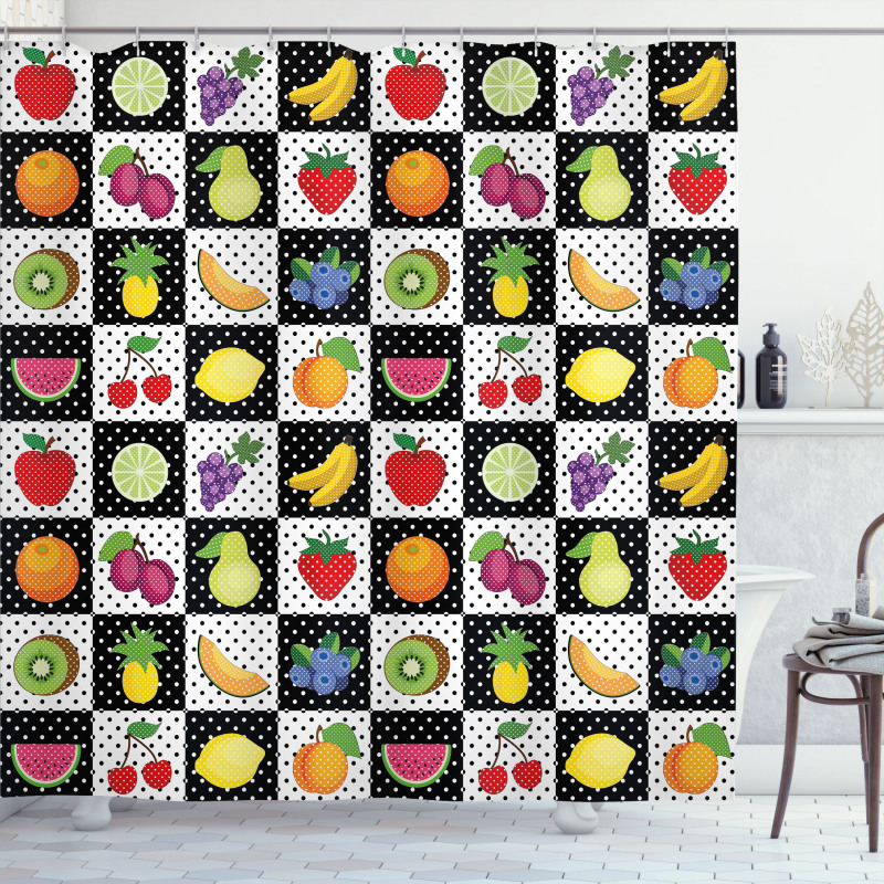 Kitchen Fruits Shower Curtain