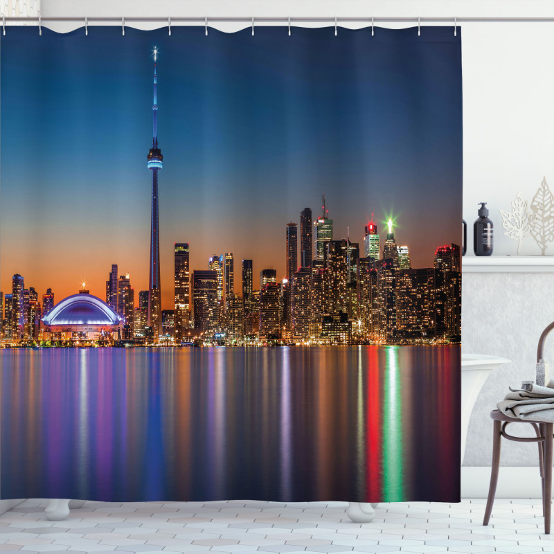 Toronto Urban City Shower Curtain