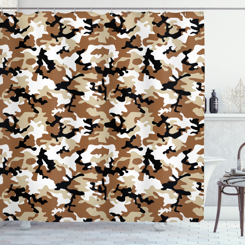 Camo Style Shades Shower Curtain