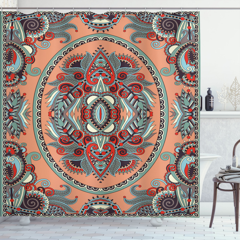 Ukranian Carpet Shower Curtain