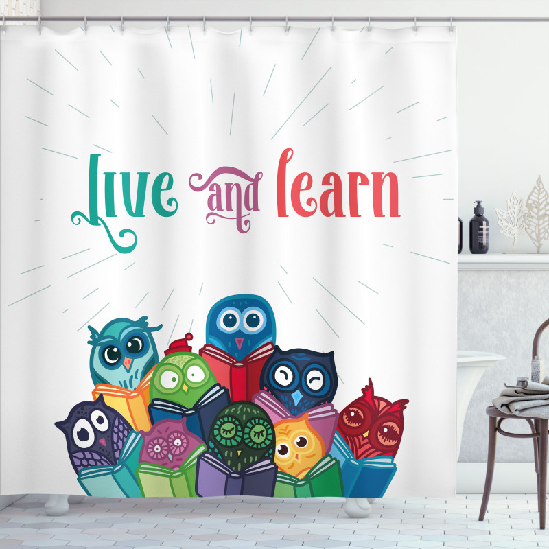 Toy Like Owls Kid Style Shower Curtain