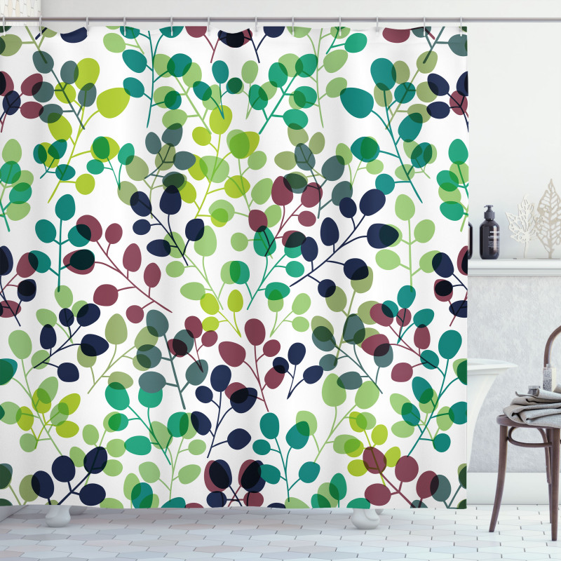 Seasons with Nature Shower Curtain