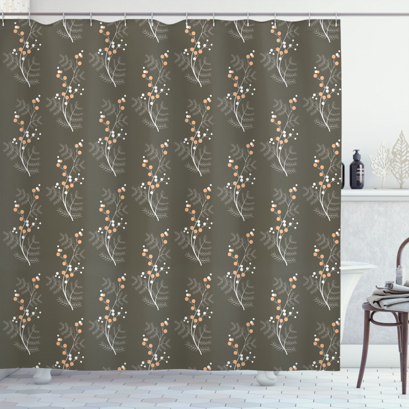Spring Buds Branches Shower Curtain
