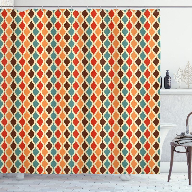 Funky Different Forms Shower Curtain