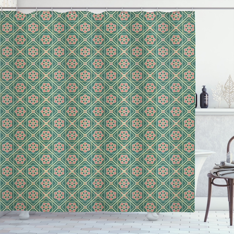 Floral Eastern Shower Curtain