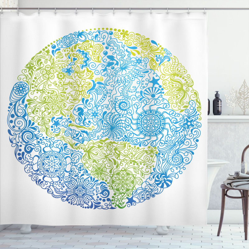 Climate Change Shower Curtain