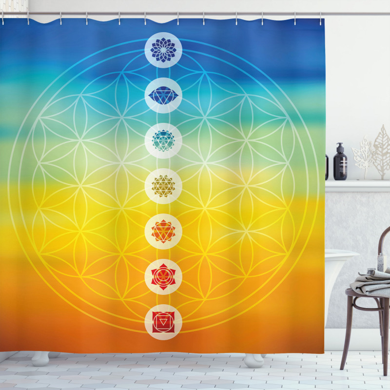 Power Universe Harmony Shower Curtain