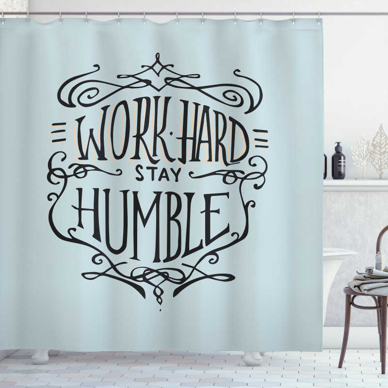 Motivational Lifestyle Shower Curtain