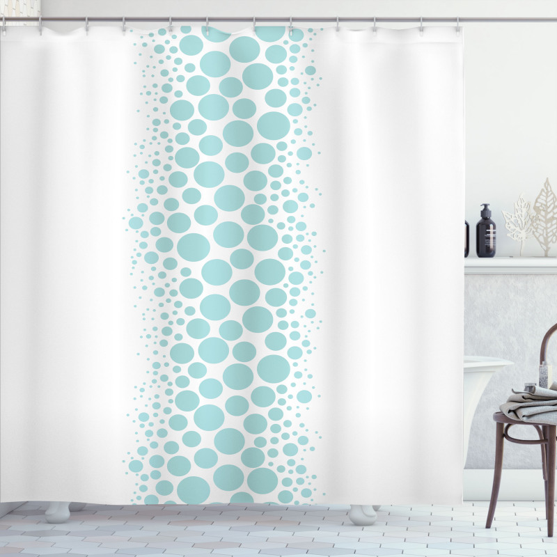 Circle Bubbles Shower Curtain