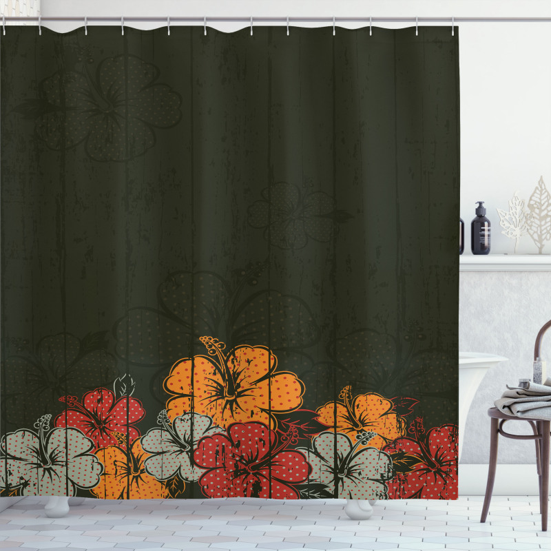 Hawaiian Romantic Shower Curtain
