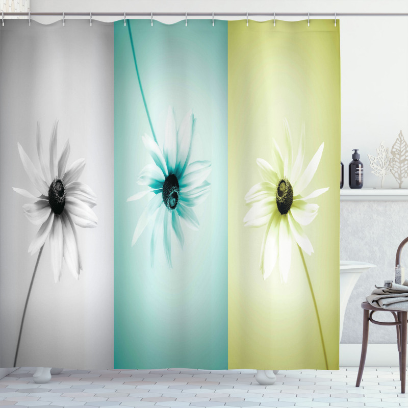 Different Daisy Flower Shower Curtain