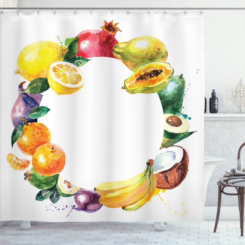 Nature Food Vegetables Shower Curtain