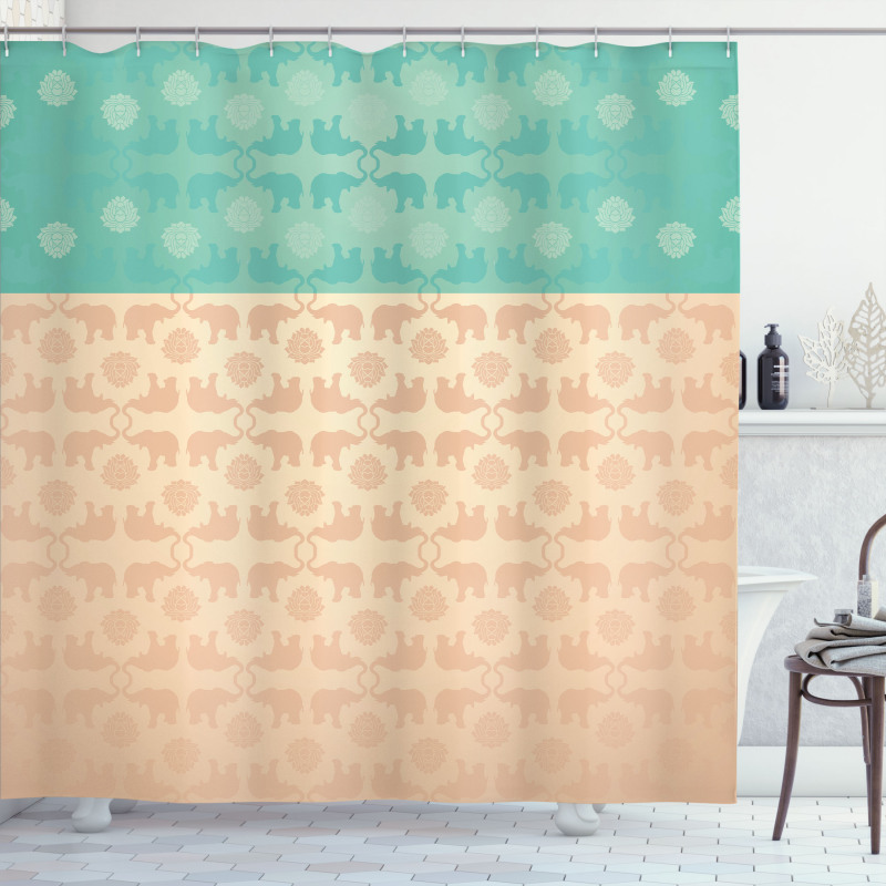 Abstract Swirls Shower Curtain