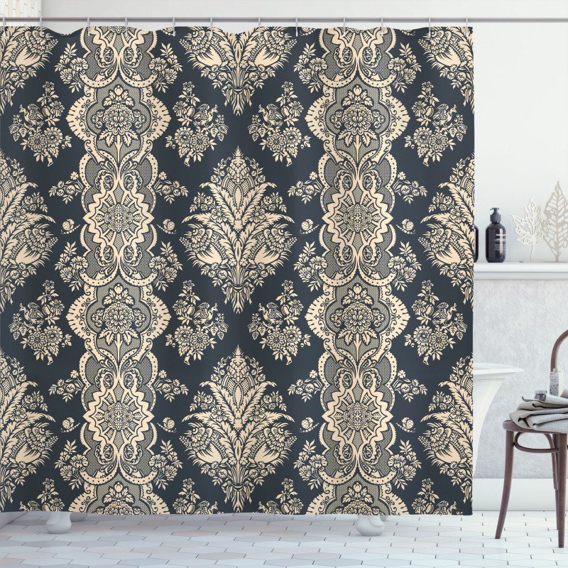 Victorian Baroque Style Shower Curtain