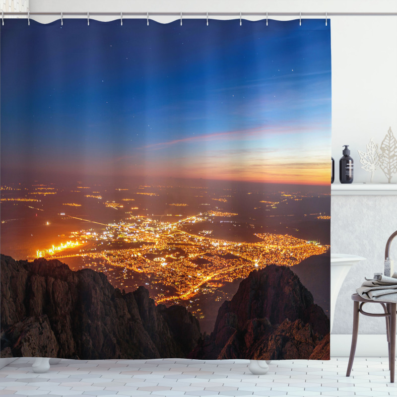 Twilight City Shower Curtain