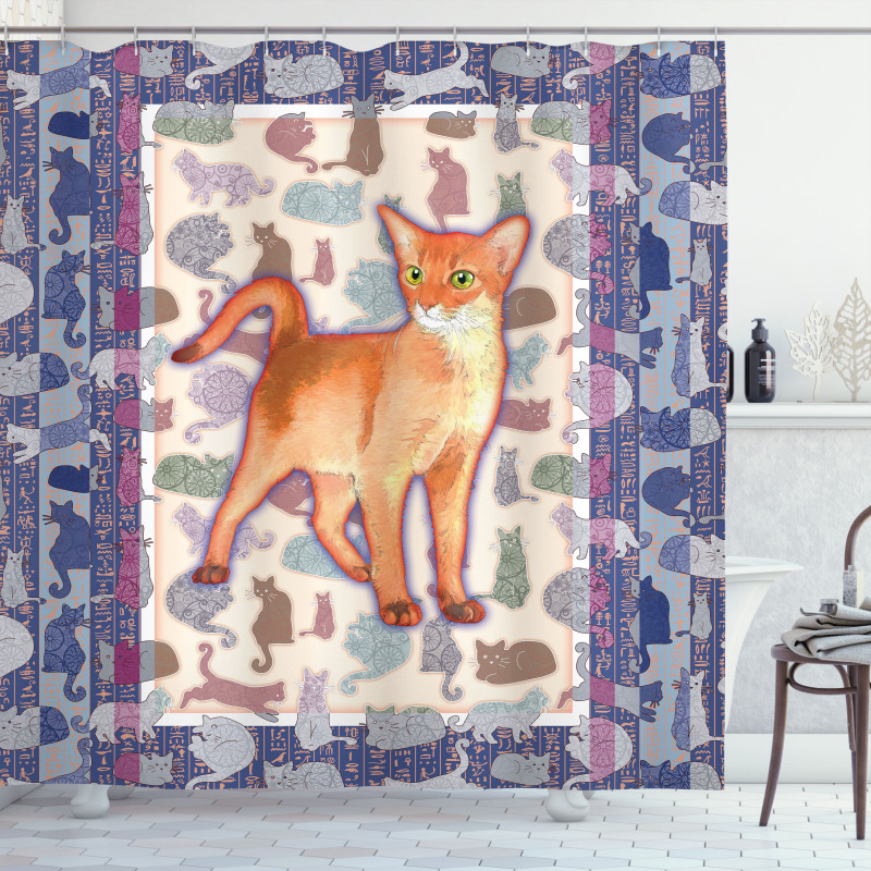 Cats Composition Shower Curtain