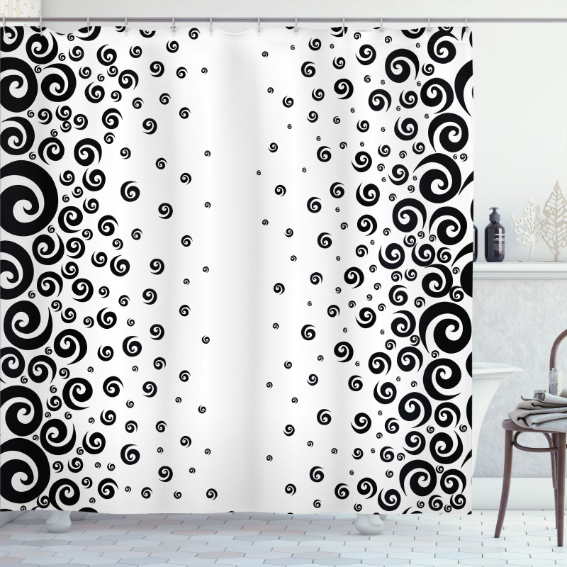 Abstract Ornamental Shower Curtain