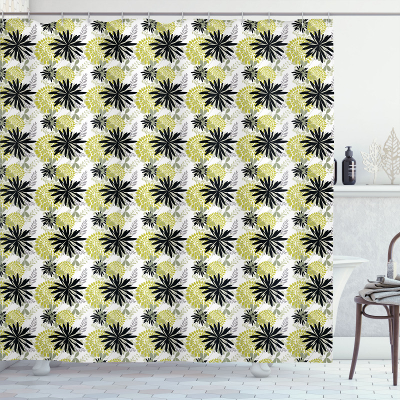 Flourishing Flowers Art Shower Curtain