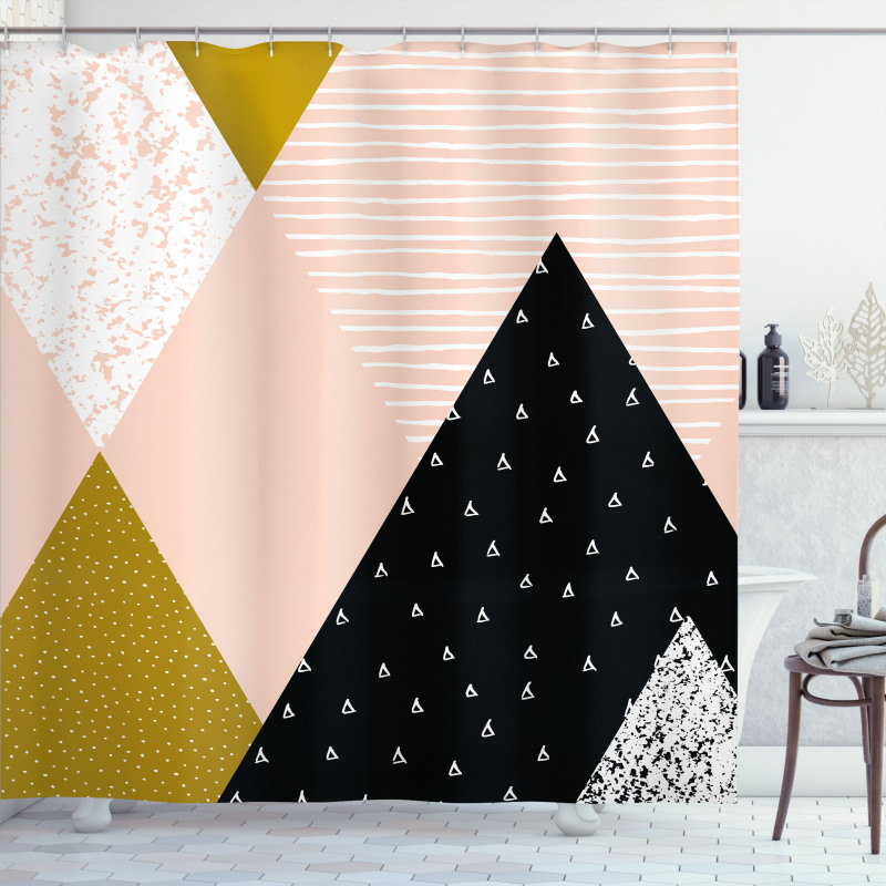 Abstract Texture Art Shower Curtain