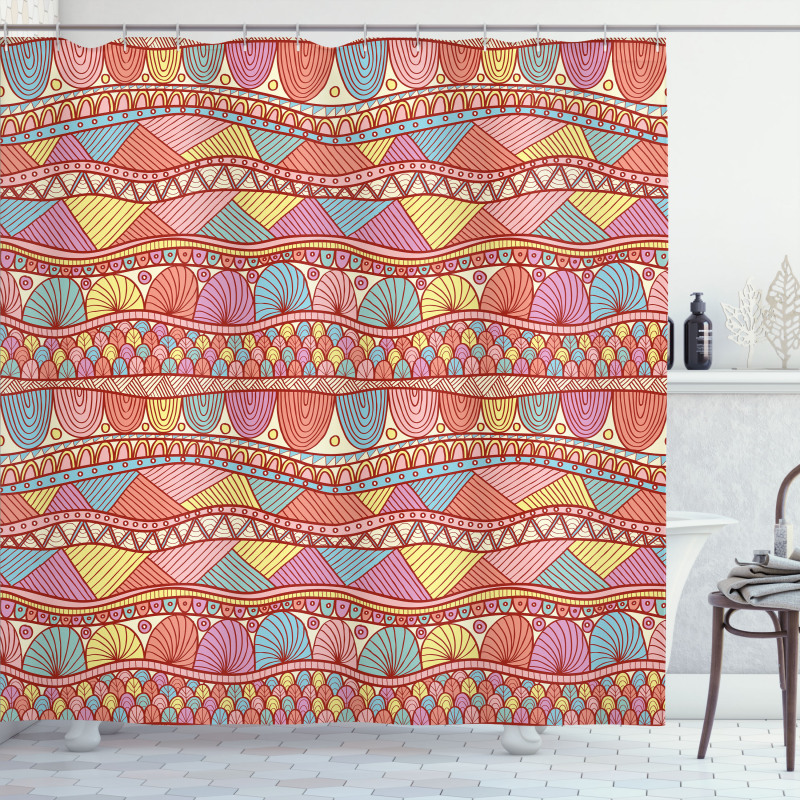 Colorful Art Shower Curtain