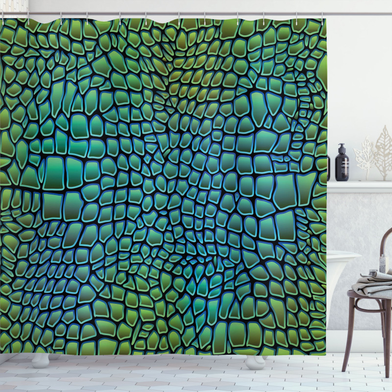 Alligator Skin Shower Curtain