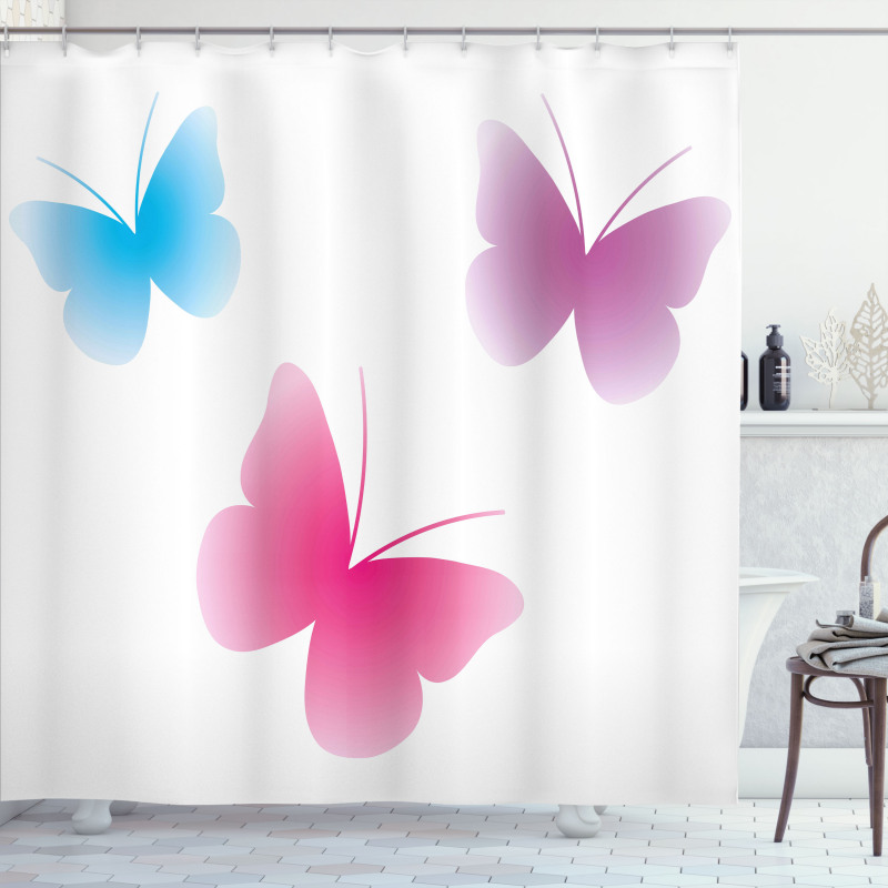 Wings Life Theme Shower Curtain