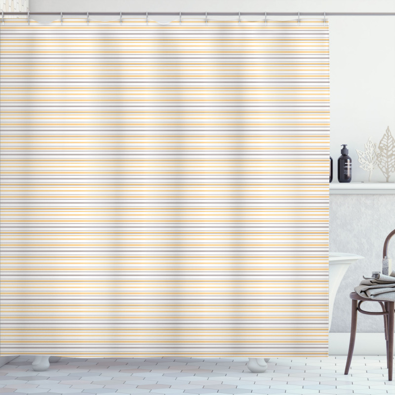 Shabby Colored Lines Shower Curtain