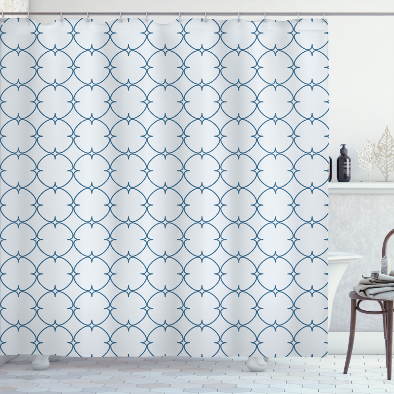 Checkered Simple Retro Shower Curtain