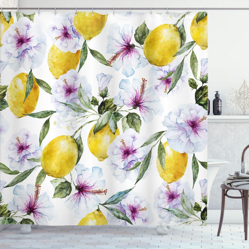 Flowers Harvest Aroma Shower Curtain