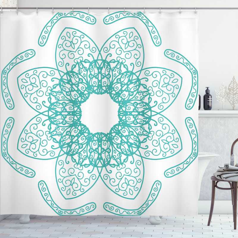 Persian Style Oriental Shower Curtain