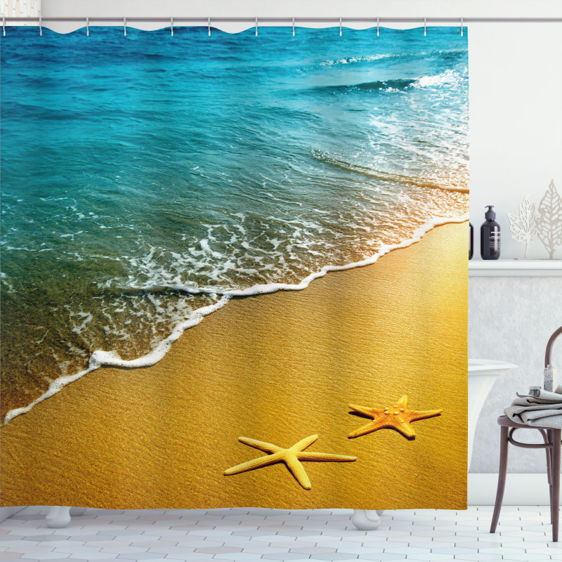 Caribbean Ocean Shower Curtain