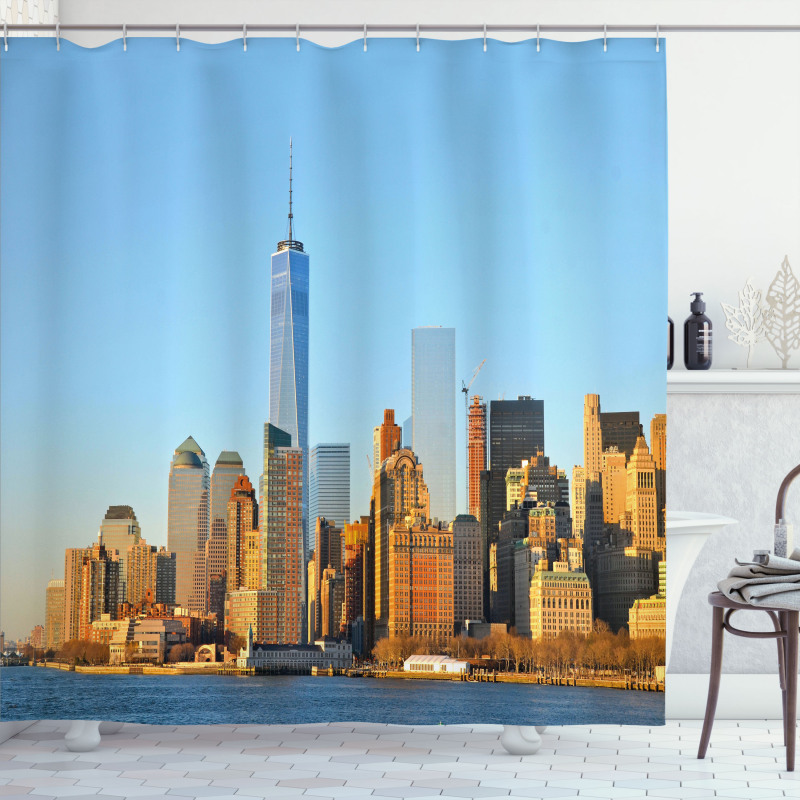 New York City Skyline Shower Curtain