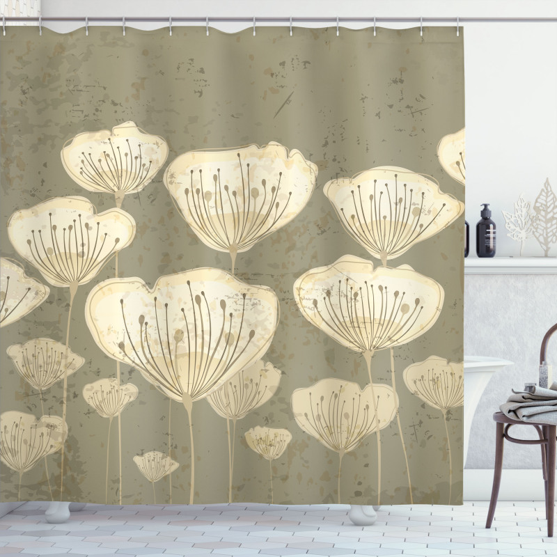 Blooms Essence Nature Shower Curtain