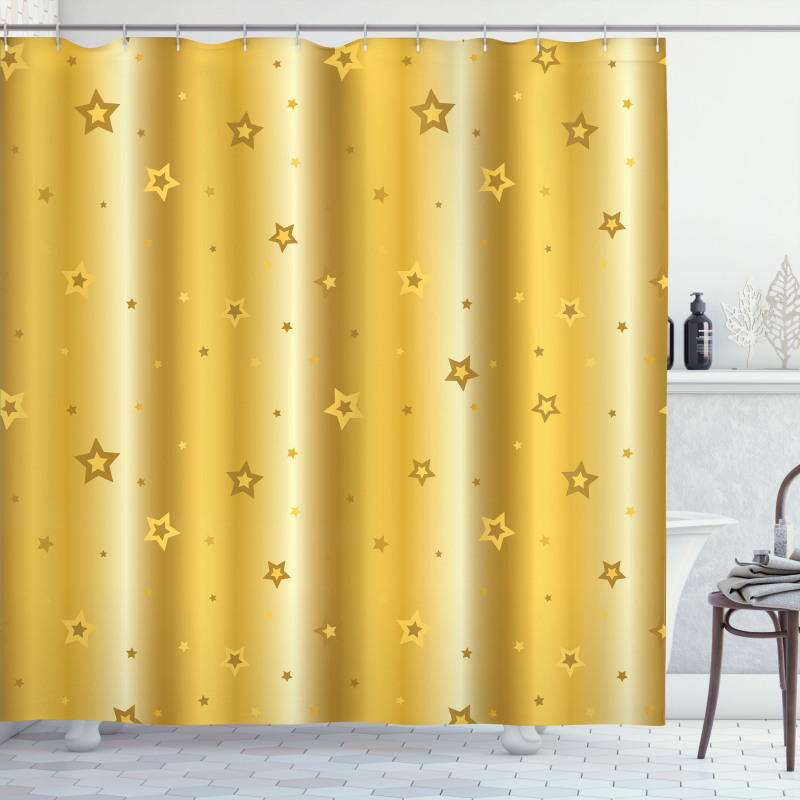 Star Abstract Shower Curtain