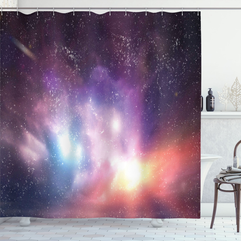 Cosmos Universe Space Shower Curtain