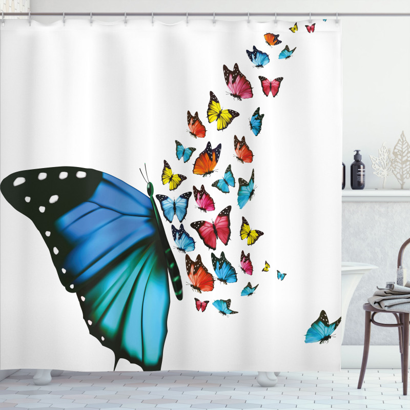 Concept Art Monarch Shower Curtain