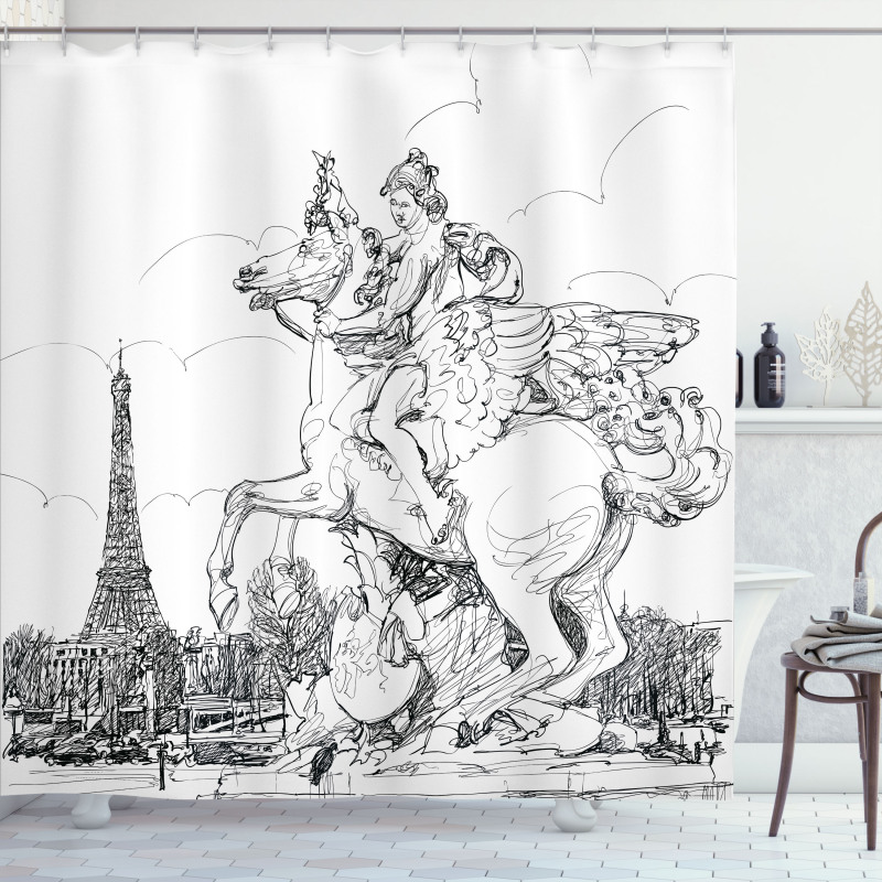 France Shower Curtain