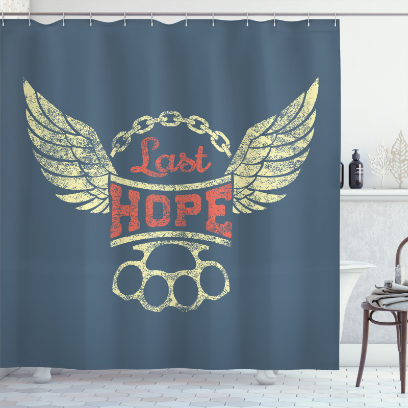 Words for Bikers Shower Curtain
