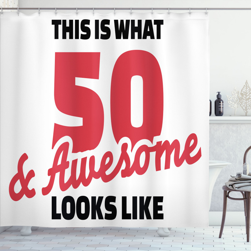 50 Shower Curtain